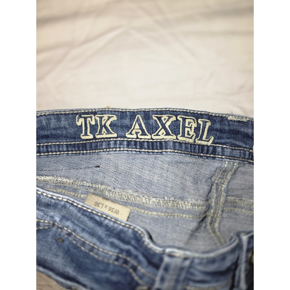 TK Axel Jeans 36 X 30 11" Rise.‎ Slim Boot
